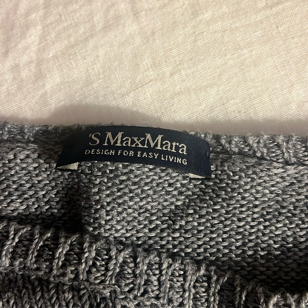 MaxMara silk/linen sweater Medium